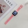 Correa de Silicona con Costura de Borde Macaron Adecuada para Apple Watch Series 7, 8, 9, 10 y S11