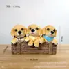 Cachorrinho de desenho animado criativo desktop fofo varanda mesa jardinagem vaso de flor suculenta artesanato em resina para fotografia