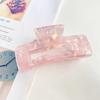 Sinfonía Sirena Ji Clip Estilo Coreano Grande Imitación Ácido Acético Pinza para el Cabello Casual para Mujer Parte Trasera de la Cabeza Pinza para el Cabello Pinza de Tiburón