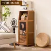 Aparador para Uso Doméstico, Gabinete de Almacenamiento Integrado para Montar en la Pared para Sala de Estar, Cafetera Estilo Vintage, Gabinete de Almacenamiento Multifuncional para Cocina