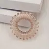4CM Diadema de línea telefónica japonesa y coreana transparente sin costuras anillo de teléfono negro cuerda para el pelo Celebridad de internet goma para atar el pelo cuerda para el pelo