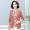 Ropa para Mujeres de Mediana Edad y Mayores, Camiseta de Manga Larga Falsa de Dos Piezas, Ropa para Madres de Mediana Edad, Talla Grande, Holgada, Moda Elegante para Otoño