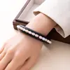 Pulseras de Madera Incrustada con Cuentas Retro Más Vendidas Globalmente, Pulseras Exageradas Versátiles, Modernas y Geniales, Accesorios, Pulseras Especiales de Comercio Exterior