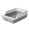 Bandeja sanitaria para gatos semi-cerrada muy atractiva, bandeja sanitaria para gatos desodorizante, accesorios para gatos, caja de arena para gatos extragrande al por mayor