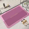 Alfombra Antideslizante para Baño Transfronteriza, Felpudo para Entrada de Inodoro, Alfombrilla Absorbente de Secado Rápido para Suelo de Puerta de Baño, Felpudo Doméstico de Tierra de Diatomeas