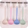 Comercio Exterior Cocina Vajilla de Plástico Espesada Cuchara Grande para Gachas Cuchara de Paja de Trigo Hogar Cuchara para Gachas de Mango Largo