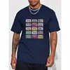 Camiseta Retro Mixtape 80s Cinta de Cassette en Blanco 1980s 90s Música