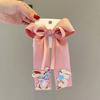 Danza del León Estilo Chino Princesa Lazo Grande Accesorio para el Cabello Adorno de Año Nuevo Rojo Campana Infantil Pasador Pinza Superior Tocado