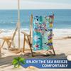 Toalla de Playa de Terciopelo de Microfibra Transfronteriza Shagatan Secado Rápido Absorbente Impresión Digital Toalla de Baño de Playa