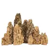 Fabricante de piedra de corteza de pino al por mayor de piedras principales para paisajismo de acuarios, rocallas artificiales, plantas en maceta, plantas acuáticas de micro paisajismo y piedra de corteza de pino porosa
