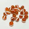 Pulsera de Ágata Roja con Accesorios de Cuentas, Cuentas Separadoras, Cuentas Sueltas, Cuentas Redondas para Joyería DIY