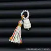 Pulsera de Borla Pequeña Estilo Tíbet Accesorios a Juego Diseño Original Colgante de Borla Colgante Extraíble