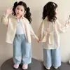 Camisas para Niñas Primavera y Otoño 2026 Estilo Nuevo Chaqueta Camisa Protectora Solar Infantil Ropa con Protección Solar de Manga Larga Top Elegante para Bebés Niñas