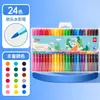 Plumones de Acuarela Deli Punta Suave para Niños Lavables Barril Redondo Jardín de Infancia 24 Colores Dibujo Pintura 48 Colores 36 Colores Plumones para Garabatear