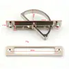 Suministro Directo de Fábrica Tatami Japonés Tirador Moderno Simple Escandinavo Gabinete Anillo de Tirón Oculto Plata Cepillada Oscura Tirador Pequeño