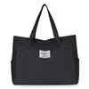 Bolsa Tote Grande Capacidade Estilo Coreano Transfronteiriça Bolsa de Ombro Bolsa de Mão Pano Oxford Bolsa de Trabalho Bolsa Casual Feminina Bolsa de Pano Impermeável