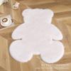 Alfombra de Oso Lindo Transfronteriza Alfombra Decorativa de Felpa Gruesa y Resistente a las Manchas Dormitorio Corazón Femenino Celebridad de Internet Nueva Manta de Cabecera