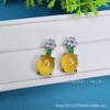 Aretes al por mayor plateados con calcedonia blanca natural de alto hielo, aretes pequeños de ágata cereza y jade, pequeños libro rojo iguales