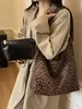 Bolso madre-hija con estampado de leopardo retro transfronterizo, nuevo modelo 2026 para mujer, bolso tote de gran capacidad estilo casual, bolso de hombro versátil para el día a día