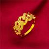 Anillo de oro de arena de Vietnam moda femenina comercio electrónico transfronterizo joyería al por mayor Anillo de oro de arena de Vietnam mujeres
