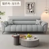 Sofá de Tela Moderno y Sencillo para Apartamentos Pequeños, Resistente a los Arañazos de Gato, Adecuado para Casas de Alquiler, Sofá Cama Plegable para Dos o Tres Personas, Doble Uso