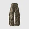 Jeans Americanos Camuflaje de Pierna Ancha Scimitar para Mujer Otoño 2025 Nuevos Pantalones Retro de Calle Pantalones Sueltos