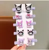 Pasadores de Pelo de Dibujos Animados para Niños Sanrio Tela Todo Incluido No Daña el Cabello Pasadores de Pelo Bebé Lindos Accesorios para el Cabello Kuromi Accesorios para la Cabeza Venta al por Mayor