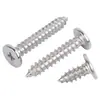 En Stock Tornillos Autorroscantes de Acero Inoxidable Ca304 de Cabeza Plana Phillips M1~M8 Tornillos Autorroscantes de Cabeza Plana Phillips Tornillos Delgados de Cabeza Plana