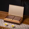 Caja de Regalo de Té de Media Libra con Tapa abatible y 6 Cajas Pequeñas, Caja de Regalo de Té de 12 Paquetes, Caja Completa al por Mayor Cajas de Té Vacías