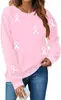 Moletom Feminino com Estampa de Carta Cross-Border 25 Anos Amazon Gola Redonda Moda Manga Longa Outono e Inverno Atacado Europeu e Americano