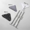 Haste alongada multifuncional Limpa Vidros Doméstico Lavagem de Parede Raspador de Vidro Mop para Lavar Janelas Limpeza Mop Triangular Plano