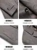 Novedad Otoño/Invierno 2026: Abrigo de Lana de Oveja de Longitud Media para Hombre, Casual de Negocios, Forro Desmontable, Estilo Caballero de Lujo Ligero