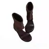 Botines Vintage para Mujer, Nuevo Estilo Verano 2026, Tacón Oculto, Botines de Punta Abierta de Tendencia de Nicho