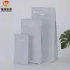 Bolsa con Válvula de Cierre de Cremallera de Fácil Apertura y Sellado de Ocho Lados para Granos de Café Sellados, Bolsita de Té, Alimentos Auto-Sellante, Bolsa de Embalaje Roja para Reenvasado