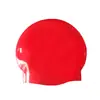 Gorro de Natación para Adultos de Silicona Sin Costuras Impermeable Listo para Usar del Fabricante, Gorro de Natación Impermeable Montado en la Cabeza, Gorro de Natación con Logo Impreso al por Mayor