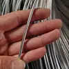 Alambre de Hierro Galvanizado a Prueba de Óxido Alambre de Hierro Doméstico Alambre para Atar Manualidades DIY para Colgar Cortinas Tendedero 8/14 Alambre de Hierro Fino Suave