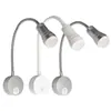 Lámpara de lectura LED para cabecera lámpara de pared interior foco lámpara de noche lámpara de pared de fotos manguera flexible