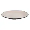 Prato de Melamina Estilo Japonês A5 Prato Redondo Imitação de Porcelana Prato Plano Restaurante Prato de Jantar de Plástico Panela Quente Churrasco Prato de Carne Uso Comercial