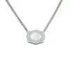 Collar Colgante Transfronterizo Europeo y Americano Primavera Nuevo Colgante Inicial Letra 26 Textura en Relieve Colgante Personalizado Accesorios Elegantes