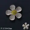 Fivela Criativa e Requintada Flor de Pérola Flor de Diamante Placa Fivela Acessórios para Saída de Ar do Carro Acessórios DIY para Sapatos Acessórios de Cabelo Acessórios