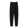 Leggings de Cachemir con Control de Abdomen para Mujer, Nuevos para Otoño e Invierno 2025, Pantalones Ajustados de Punto Cálidos Versátiles, Pantalones de Cintura Alta de Color Sólido