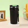 Taza creativa de acero inoxidable 316 con aislamiento al vacío para el trabajo y la oficina, taza de café de doble uso, a prueba de fugas y sellada, adecuada para usar en el coche