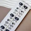 Parches para Uñas Ojo de Gato Portátiles Hechos a Mano para Manicura Removibles Venta Caliente Transfronteriza Uñas Postizas Acabadas Tiras de Uñas Pre-Hechas