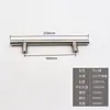 Manijas de tiro en forma de T de acero inoxidable moderno y minimalista, sólidas y huecas, accesorios de doble orificio para puertas de gabinetes y armarios, venta al por mayor