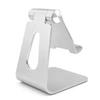 Soporte universal plegable individual de aleación de aluminio para teléfono móvil, tableta, Pad, regalo, logotipo impreso, soporte de metal de escritorio