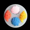 Molde de chocolate de concha de mar concha molde de silicona epoxi espejo molde de arcilla molde para hornear pastel fondant