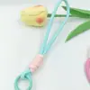 Cordón Trenzado de Cuerda Corta para Teléfono Móvil Anillo de Resorte Cuerda Trenzada para Mano Llavero Cuerda Juguete Muñeca Joyería Cuerda