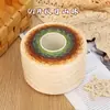 Fio de algodão mercerizado degradê em formato de bolo, fio de oito cabos tecelado à mão, multicolorido, não forma bolinhas, respirável para manta e xale