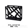 Portarrollos de Papel Toalla de Hierro Transfronterizo Amor Mesa de Comedor Forma Geométrica Portarrollos de Papel Toalla Hogar Hueco Negro Estante de Almacenamiento de Servilletas