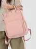 Mochila estilo minimalista para homens e mulheres, grande capacidade, multi-bolsos, mochila casual para o dia a dia, bolsa escolar para estudantes, armazenamento, novo modelo 2026